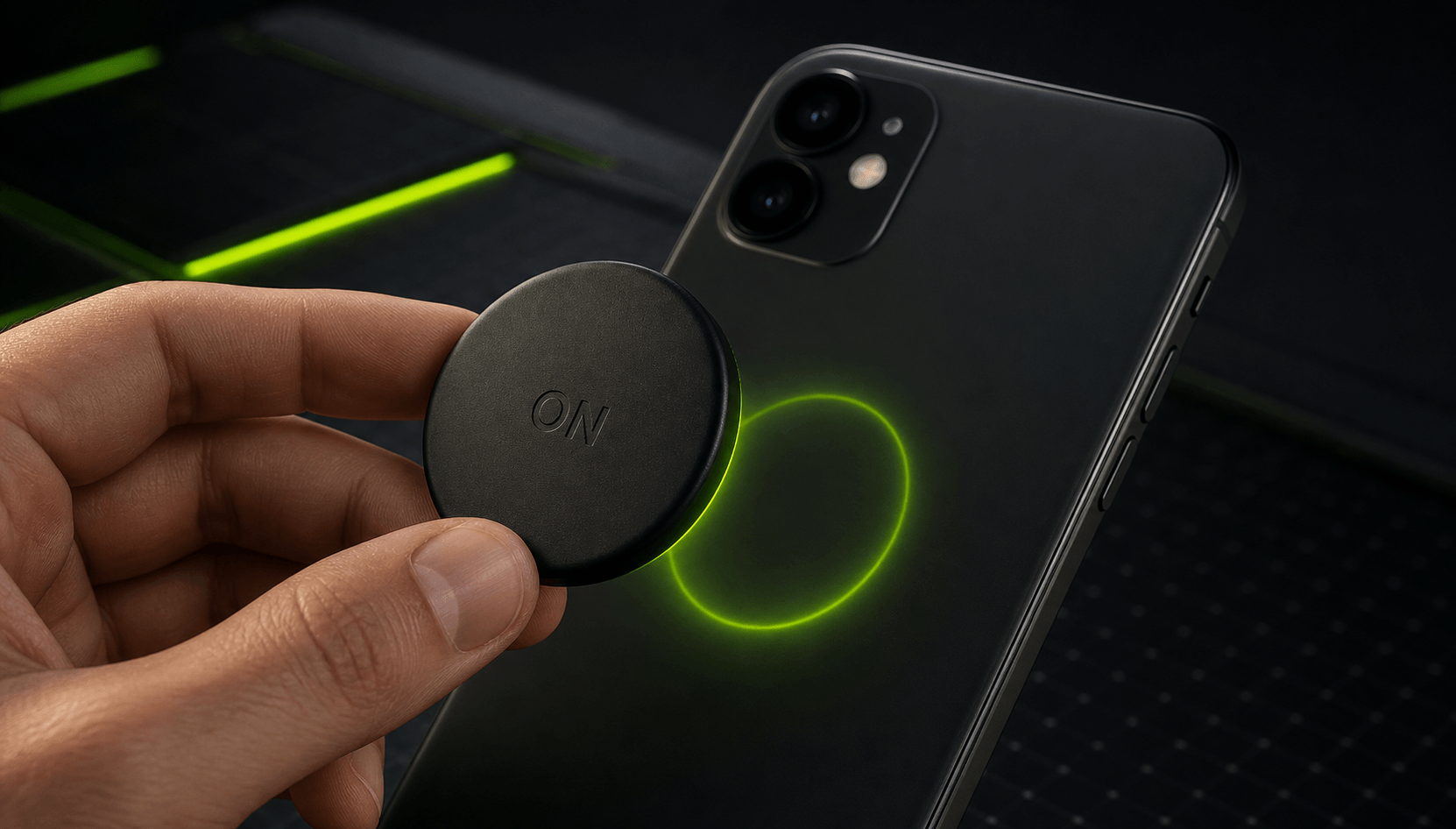 Aproximação NFC com tag ONTAG
